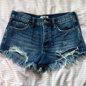 Free people Jean shorts